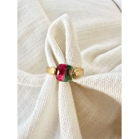 Pink and green ombre ring - Picture 2 of 2